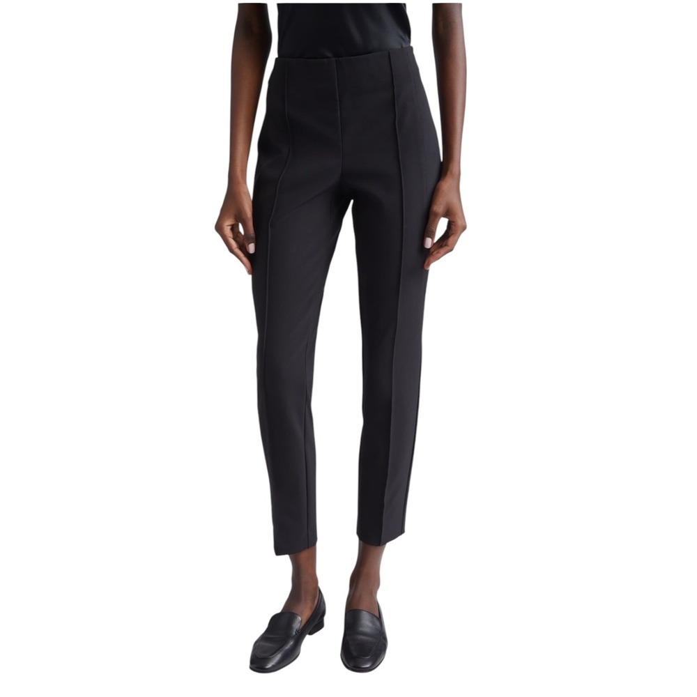 Lafayette 148 New York Gramercy Acclaimed Stretch Pants Black Size‎ 12 Career